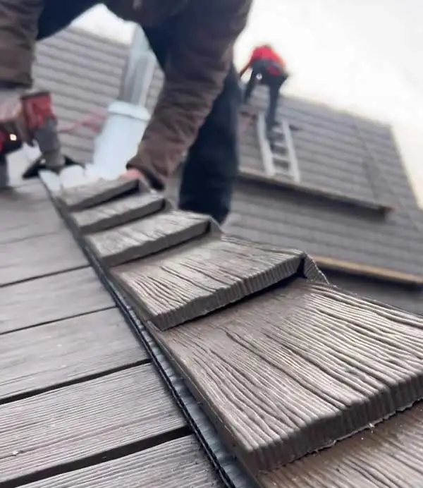 A & G Roofing crew on site