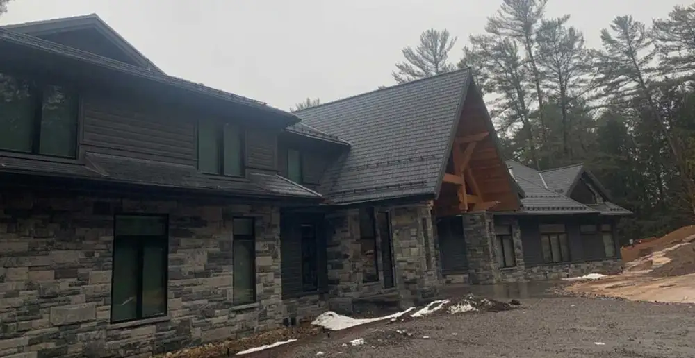 A & G Roofing inspecting a residential roof